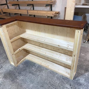 Home bar L shape