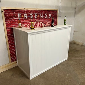 Home bar l shape mini fridge adapted