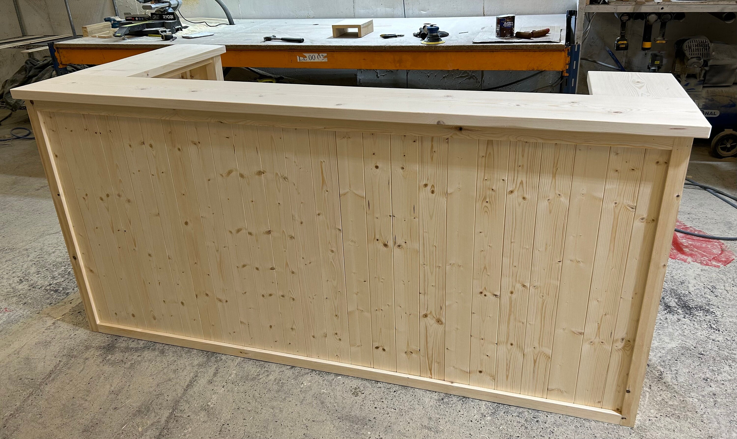 Wooden Home Bar L Shape Bar Man Cave Bar Summerhouse Bar Garden Bar