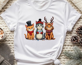 Grumpy Cat Holiday Shirt: Meh-rry Christmas Tee, Gildan 100% ringspun cotton T-Shirt
