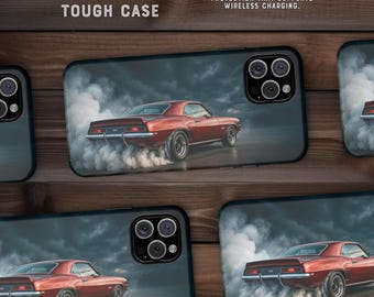 1969 Camaro iPhone Case: Muscle Car Phone Cover, Matte or Glossy Dual-layer Protection