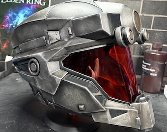 Halo Reach inspired Operator Helmet – Wearable Cosplay Helmet - Display Piece