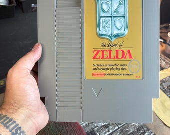 XL NES Cartridge - The Legend of Zelda - Wall art