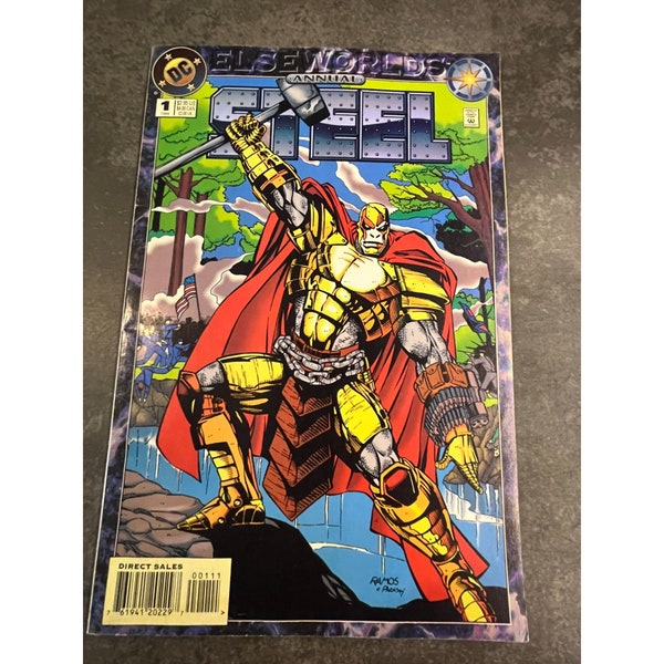 OLLIERV DC Comic Elseworlds Annual Steel Issue # 1 XF+