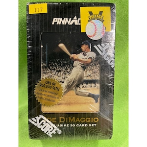 OLLIERV 1993 Pinnacle Joe DiMaggio Exclusive 30 Card Set Ltd Ed NIP