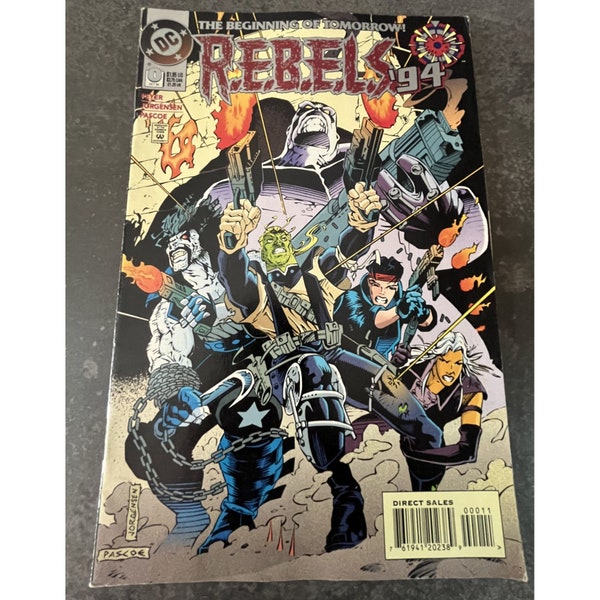 OLLIERV 1994 DC Comic Rebels The Beginning Of Tomorrow Issue # 0 XF+