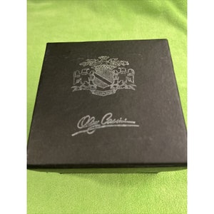 Oleg Cassini Six Sided Crystal Die Or Dice Paperweight Home/Office Decor SIGNED