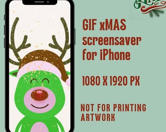 iPhone Xmas GIF screensavers, Moveable Christmas iPhone decorating, Christmas screensaver, phone downloadable, downloadable phone wallpaper