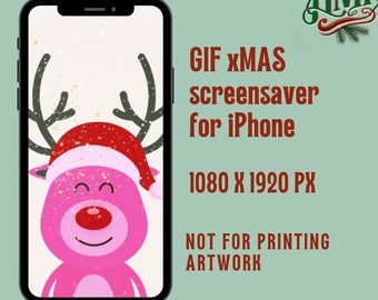 iPhone Xmas GIF screensavers, Moveable Christmas iPhone decorating, Christmas screensaver, phone downloadable, downloadable phone wallpaper