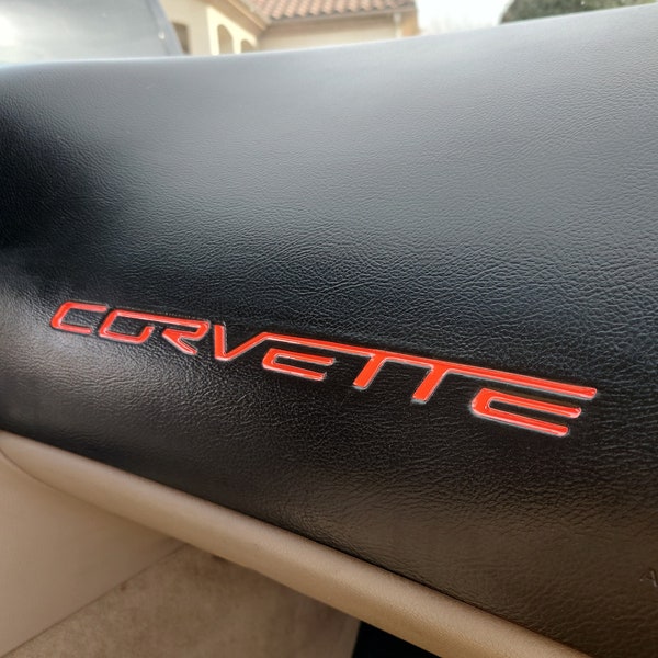 Decalcomania Corvette - paraurti posteriore/cruscotto C6