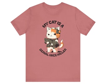 Funny Cat Graphic T-Shirt, Pet Humor, Unisex Tee