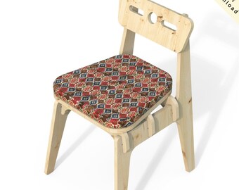 Digital Cut Files for Wooden Chair Design