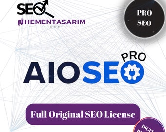 SEO License for Wordpress - AIOSEO Plugin %100 Full Original, Not GPL License + All Addons of All in One Seo (Full Package)