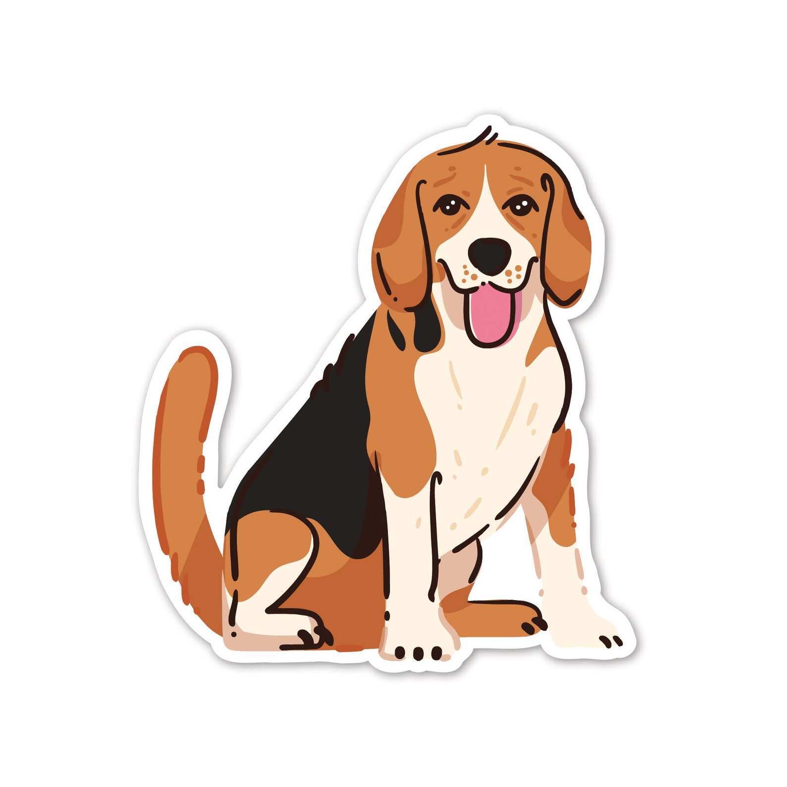 Beagle Dog Sticker - Etsy
