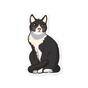 Tuxedo Cat Sticker