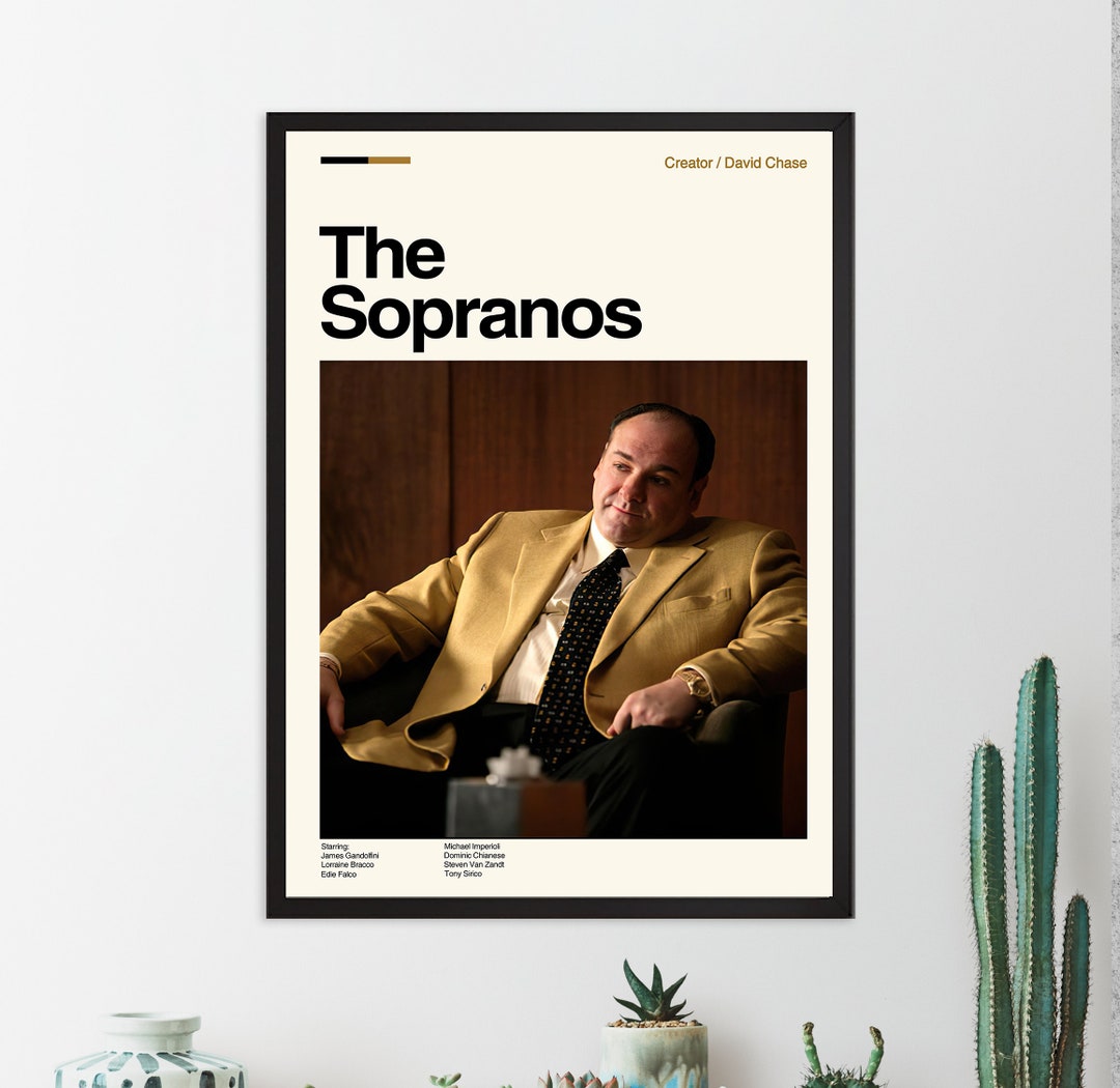 The Sopranos Movie Poster the Sopranos Movie Print Star Wars Etsy