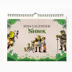 2024 Monthly Planner Landscape Sunday & Monday Start, 2024 Shrukling Swamp Monthly Calendar, A4 Size Printable At Canva, Kids Gifts