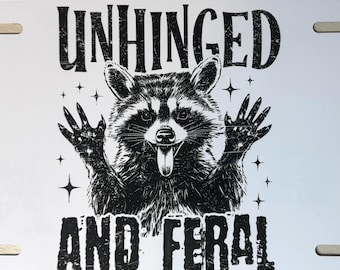 Raccoon-Multiple Designs-Funny License Plate