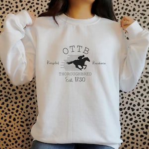 OTTB-Retired Racehorse-Thoroughbred T-shirt or Crewneck
