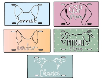 Customized Dog License Plate-Different Breeds