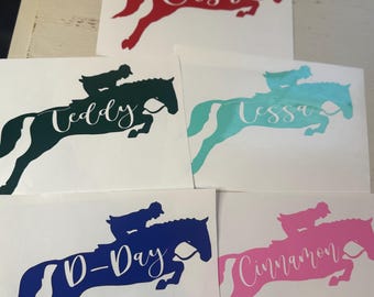 Personalized Horse Decal