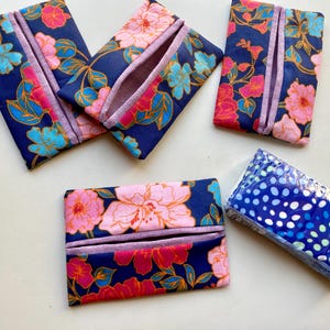 Japanese Fabric Pocket Tissue Holder | Travel Size | Mini Pouch | Reusable Tissue Case
