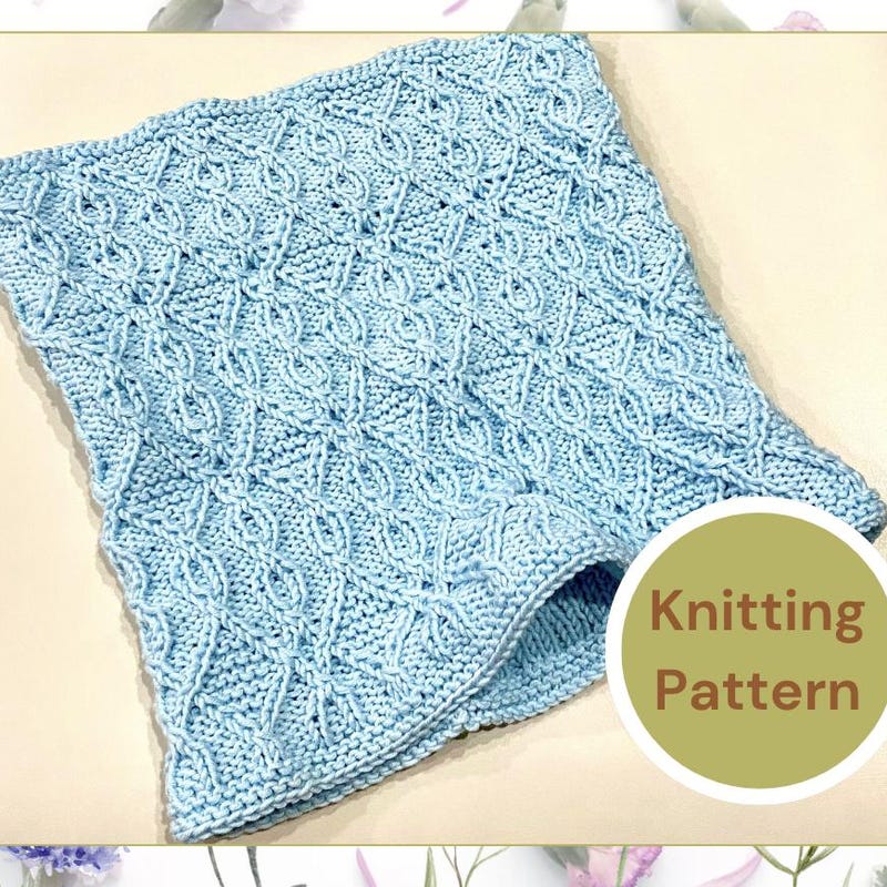 Neck Warmer Knitting Pattern Etsy