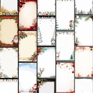 Preview of the Christmas stationery presented in mockup template to show the customer the content.