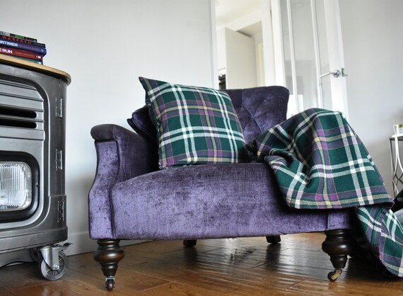 Checked cushions and throws hotsell