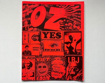 OZ MAGAZINE No.11 April 1968 Red cover