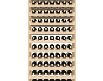 105 Bottle Wall Wine Rack – 7 Column - 7 Foot