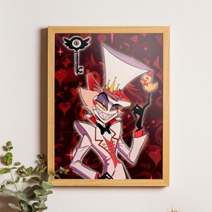 Hazbin Hotel / Stationery / Ilustration / Poster / Alastor / Lucifer / Charlie