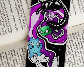 Spooky Cats Bookmark / Stationery /Book Lovers/ Halloween