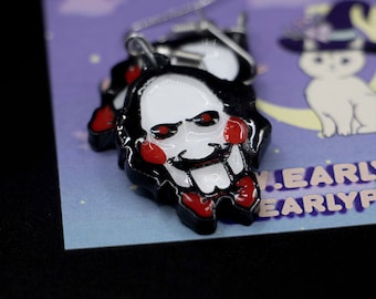 Halloween Earrings - Horror Movie - Saw