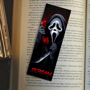 Creepy Handmade IT Clown Horror Bookmark - Perfect Gift for Horror Fans and Bookworms
