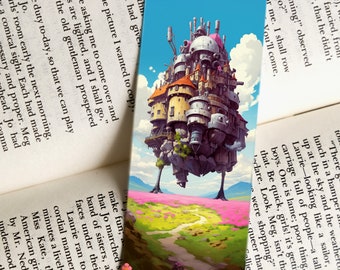 Howl&#39;s Moving Castle Bookmark Anime Studio / Stationery / Book Lovers