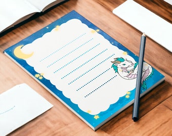 Anime Studio Ghibli Notepad || Stationary || Memo Pad || haku