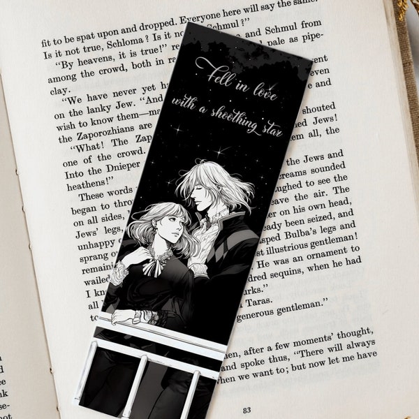 Howl's Moving Castle Bookmark / Howl's Pendragon / Studio Anime / Stationery / Bookmark / Gift