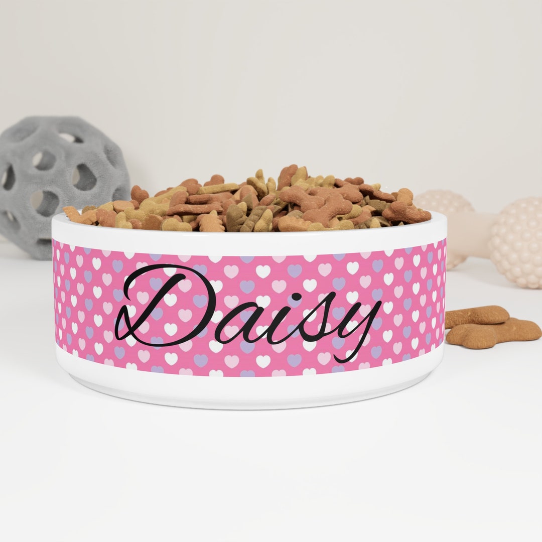 Personalized Dog Bowl Dog Bowl Custom Dog Bowl Ceramic Dog Etsy