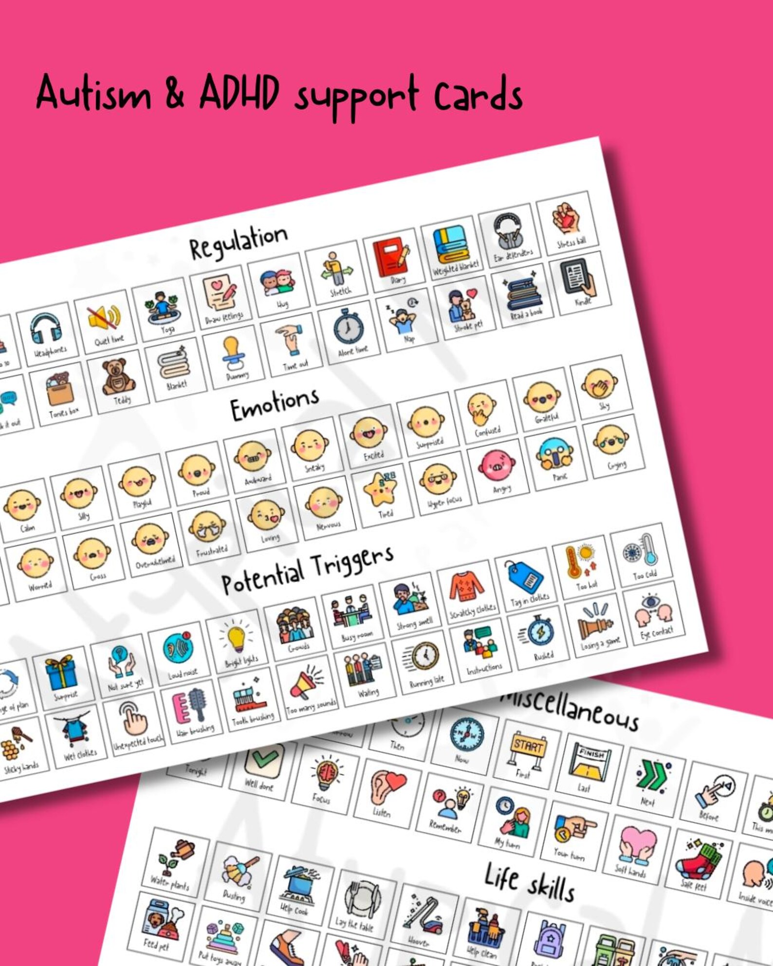 Visual Routune Chart Sen Visual Routine Cards for Kids | Printable Weekly Schedule for Autism ...