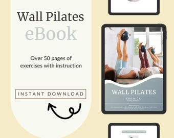 Wall Pilates Workout Cards: Women's Fitness (Digital Download)