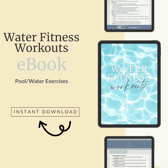 Beginner Water Fitness Workouts: Gentle Pool Exercises (Downloadable)