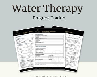Water Therapy Progress Tracker | Track Aquatic Exercise Results | Medical-Grade Progress Log for Women 50+ | Arthritis MS Joint Health