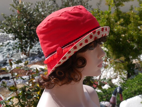 Chic Red Women\'s Hat 20/20 Collection. Red Hat. Fall Hat. Winter Hat. Felt Hat  main image 4