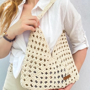 Bag, handmade bag, macrame bag, handmade gift, summer bag, tote bag, clutch bag, boho bag, vintage style
