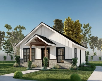 Modernes Bauernhaus ADU / Gästehaus / Poolhaus / kleines Haus