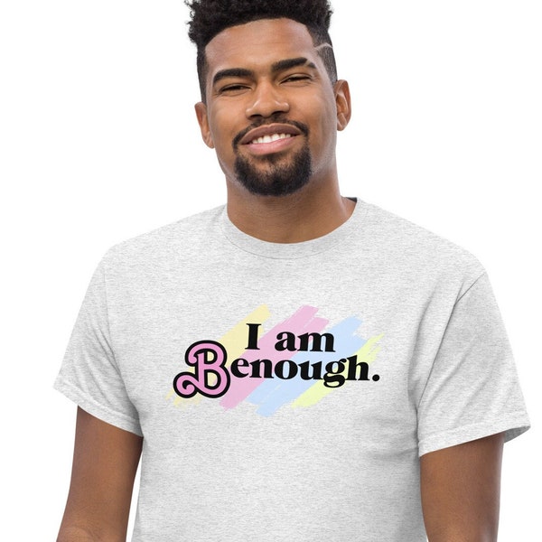 I am Benough Shirt | Fun Twist on Movie Slogan T-Shirt | Men's Classic Tee | Ideal gift for Ben, Benji, Benny, Benjamin, Benedict, Bennett