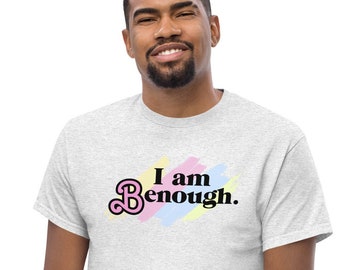 I am Benough Shirt | Fun Twist on Movie Slogan T-Shirt | Men's Classic Tee | Ideal gift for Ben, Benji, Benny, Benjamin, Benedict, Bennett