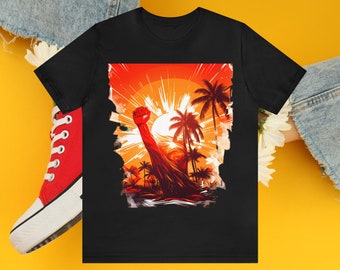 Camiseta unisex Palm's Inspirational Triumph, camisa amante de la naturaleza, camisas para hombres y mujeres, regalo perfecto