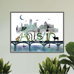 Austin, Texas Print/Customization Optional